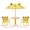Image de Ensemble de bistro avec parasol pour enfants 3 pcs Jaune