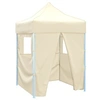 Image de Partytent met 4 zijwanden inklapbaar 2x2 m staal cràme48882