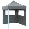 Image de Partytent met 2 zijwanden inklapbaar 2x2 m staal antraciet48884