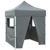 Image de Tente de Réception Pliable avec 4 Parois Tonnelle d'Extérieur Chapiteau de Jardin Belvédère Voyage de Camping 48885