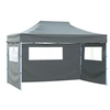 Image de Tente de réception pliable avec 3 parois 3x4 m Acier Anthracite