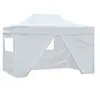 Image de Partytent met 4 zijwanden inklapbaar 3x4 m staal wit48900