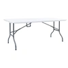 Image de Table pliable de jardin Blanc 180x72x72 cm PEHD