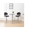 Image de Tabourets de bar lot de 2 marron similicuir249662
