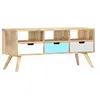 Image de Tv-meubel 110x35x48 cm massief mangohout286484