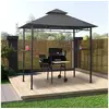 Image de Belvédère de barbecue 240x150x255 cm Anthracite Acier