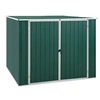Image de Abri de jardin - - 195x198x159 cm - Acier galvanisé - Double ouverture - Sans plancher