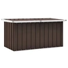 Image de Boîte de rangement de jardin Marron 129x67x65 cm