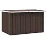 Image de Boîte de rangement de jardin Marron 149x99x93 cm