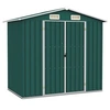 Image de Abri de jardin Vert 205x129x183 cm Acier galvanisé