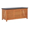 Image de Boîte de rangement de jardin 117x50x55 cm Eucalyptus solide