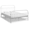 Image de Bedframe metaal wit 140x200 cm284495