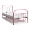 Image de Bedframe metaal roze 90x200 cm284510