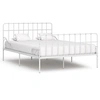 Image de Bedframe met lattenbodem metaal wit 120x200 cm284603