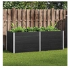 Image de Jardinière 250 x 100 x 91 cm WPC Gris