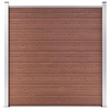 Image de Schutting 180x186 cm HKC bruin49066