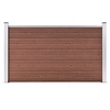 Image de Schutting 180x105 cm HKC bruin49072