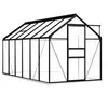 Image de Tuinkas met basisframe 7,03 m³ aluminium antracietkleurig48218
