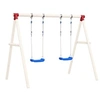 Image de Sièges de balançoire avec cordes 2 pcs bleu 38x16 cm PE 92306