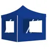 Image de Partytent inklapbaar met wanden 2x2 m aluminium blauw48931