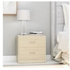 Image de Nachtkastjes 2 st 40x30x40 cm bewerkt hout sonoma eikenkleurig801042
