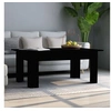 Image de Table basse Noir 100x60x42 cm Bois d'ingénierie