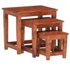 Image de Tables gigognes 3 pcs Bois d'acacia massif