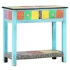 Image de Table console peinte à la main 80x35x75 cm Bois de manguier286160