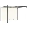 Image de Pergola avec toit réglable Crème Blanc 3x3 m Acier