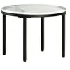 Image de Salontafel à~50 cm echt massief marmer wit en zwart286411