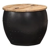 Image de Salontafel rond 53x43 cm massief mangohout 287484