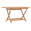 Image de Table pliable de jardin 160x80x75 cm Bois de teck solide