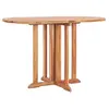 Image de Table pliable de jardin papillon 120x70x75 cm Bois teck solide