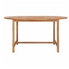 Image de Table de jardin - Ronde - 150x76 cm Bois de teck solide