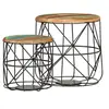 Image de Salontafels 2 st massief gerecycled hout286578