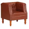 Image de Fauteuil echt leer marron