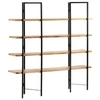 Image de Boekenkast met 4 schappen 160x35x160 cm massief mangohout286603