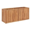 Image de Lit surélevé de jardin 150x50x70 cm Bois de teck solide