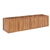 Image de Lit surélevé de jardin 200x50x50 cm Bois de teck solide