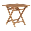Image de Table Pliable de Jardin Table Basse Table d'Appoint Terrasse Extérieur Patio Arrière-Cour Résistant 45x45x45 cm Bois de Teck Solide