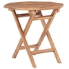 Image de Table pliable de jardin - Carré - 45x45x45 cm - Bois de teck solide