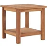 Image de Table Basse Table d'Appoint Table de Salon Table de Canapé Bout de Canapé Salle de Séjour Maison Intérieur 45x45x45 cm Bois de Teck Solide
