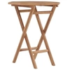 Image de Table pliable de jardin 60x60x75 cm Bois de teck solide