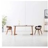Image de Lot de 2 chaise interieur non pliable H. 70 cm en bois gris