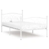 Image de Cadre de lit sans matelas avec sommier à lattes métal 100x200cm