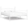 Image de Bedframe met lattenbodem metaal wit 200x200 cm284453