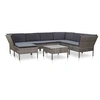 Image de Salon de jardin modulable resine tressee gris 8 pieces 69 x 60 x 67 7 personnes