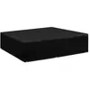 Image de Salon de jardin polyethylene noir 200.0 x 200 x 70