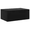 Image de Salon de jardin polyethylene noir 143.0 x 225 x 90