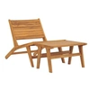 Image de Chaise exterieur non pliable en teck H. 65 cm bois